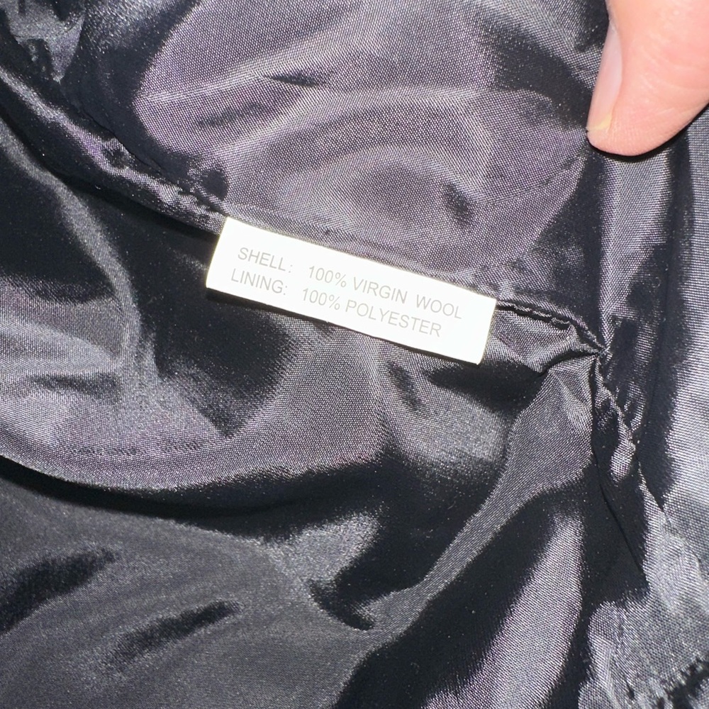 Black Wool Jacket - image 4